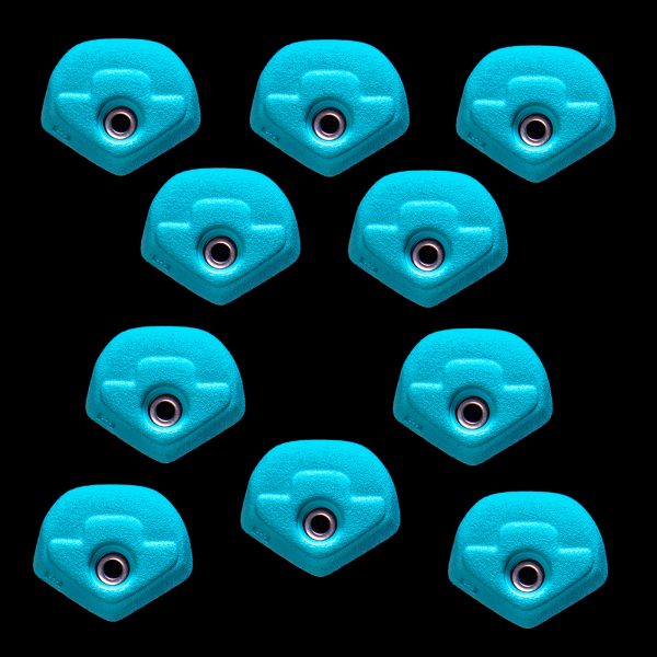 Chwyty wspinaczkowe Geo Down Climb Bolt-on Feet, 10 szt. w zestawie, ,