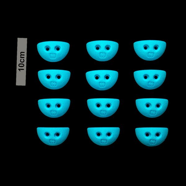 Chwyty wspinaczkowe Geo Half Dome Incut Feet, 12 szt. w zestawie, ,