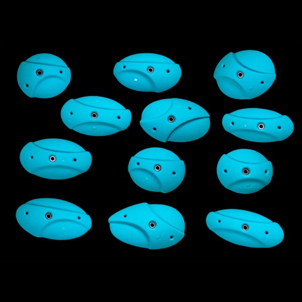 Chwyty wspinaczkowe Geo Mini Ridgebacks, 12 szt. w zestawie, ,