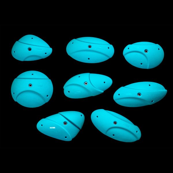 Chwyty wspinaczkowe Geo Ridgebacks, 8 szt. w zestawie, ,