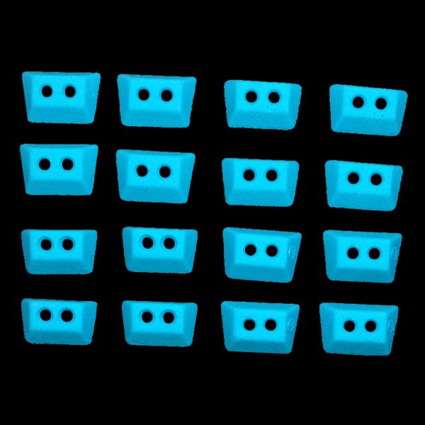 Chwyty wspinaczkowe Geo Screw-on Board Feet, 16 szt. w zestawie, ,