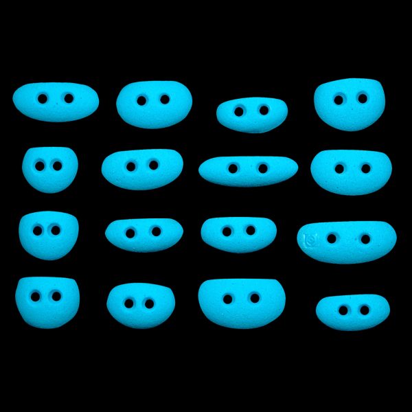 Chwyty wspinaczkowe Geo Screw-on feet Micro edges, 16 szt. w zestawie, ,