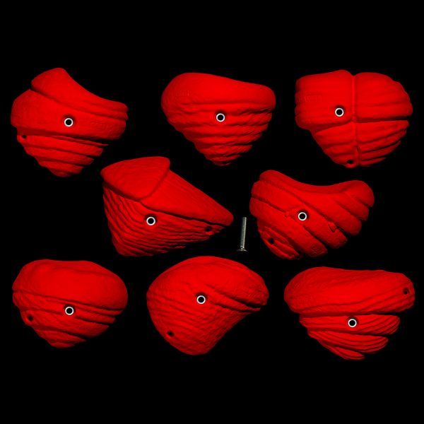 Chwyty wspinaczkowe Grit Easy Slopers, 8 szt. w zestawie, ,