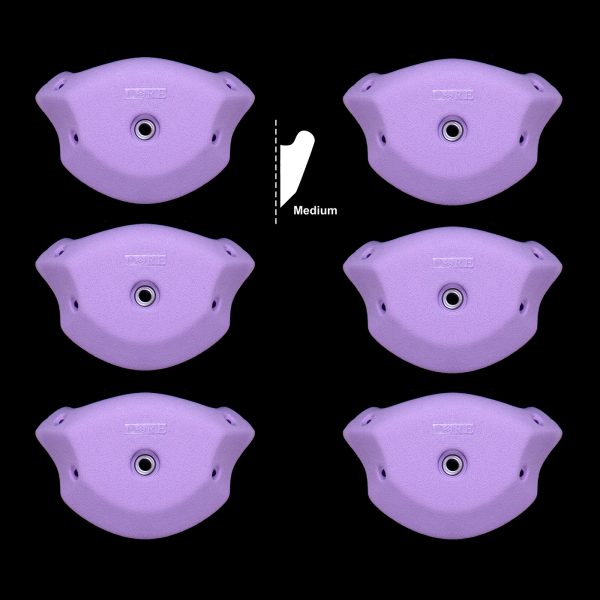 Chwyty wspinaczkowe Neo Medium Jugs - Medium, 6 szt. w zestawie, ,