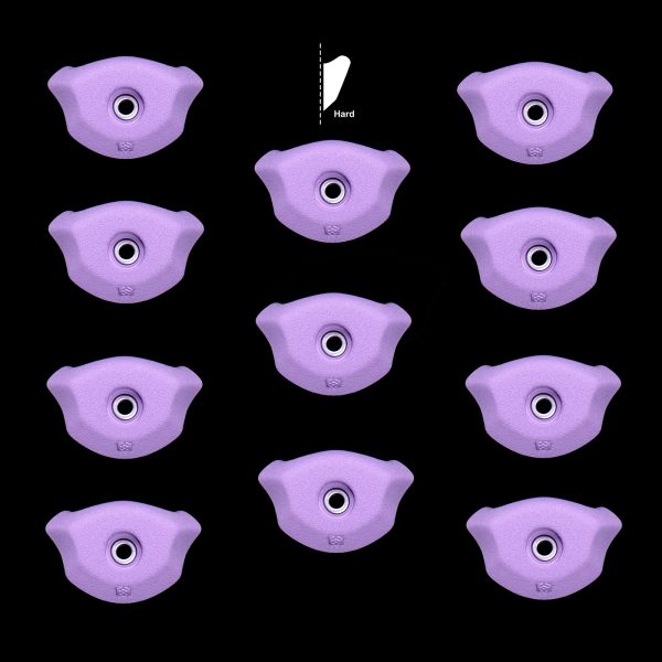 Chwyty wspinaczkowe Neo Micro Jugs - Hard, 10 szt. w zestawie, ,