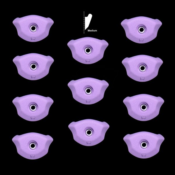 Chwyty wspinaczkowe Neo Micro Jugs - Medium, 10 szt. w zestawie, ,