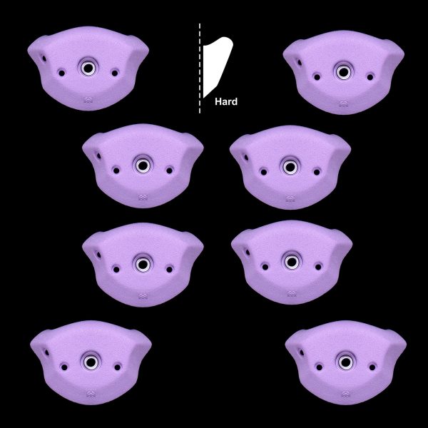 Chwyty wspinaczkowe Neo Mini Jugs - Hard, 8 szt. w zestawie, ,