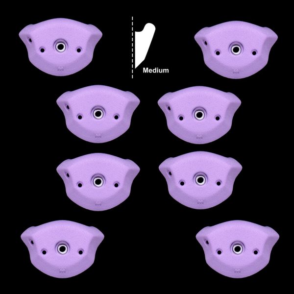 Chwyty wspinaczkowe Neo Mini Jugs - Med, 8 szt. w zestawie, ,