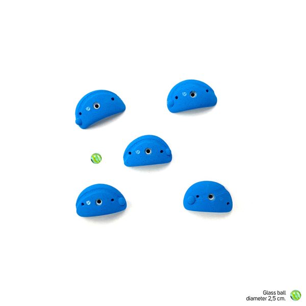 Chwyty wspinaczkowe (The Glass Bead Game) GBG Beams 2, 5 szt. w zestawie, ,