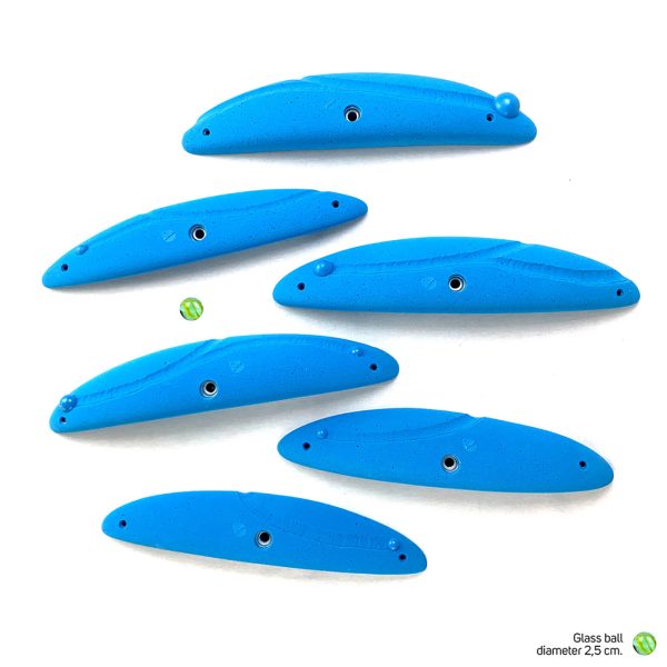 Chwyty wspinaczkowe (The Glass Bead Game) GBG Bishops, 6 szt. w zestawie, ,