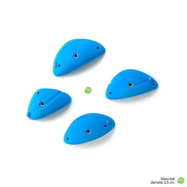 Chwyty wspinaczkowe (The Glass Bead Game) GBG Jolly Jumpers, 4 szt. w zestawie, ,