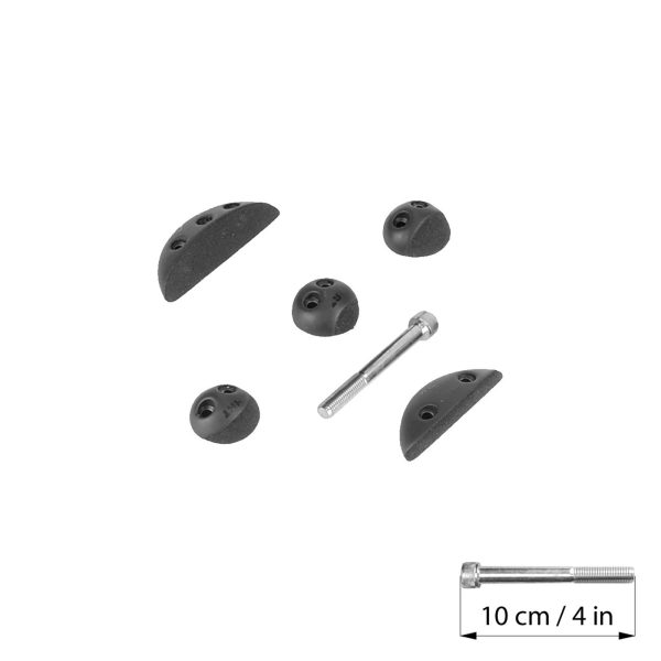 Chwyty wspinaczkowe Omicron XS, 5 szt. w zestawie, ,