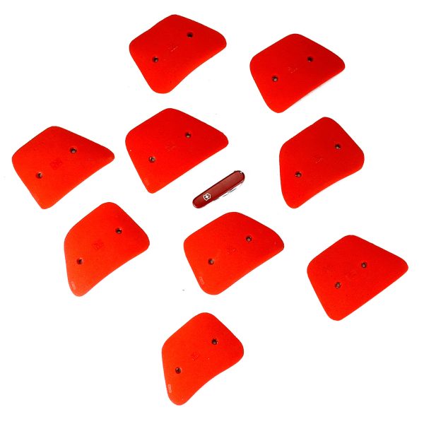 Chwyty wspinaczkowe Spartan Crimps, 9 szt. w zestawie, ,