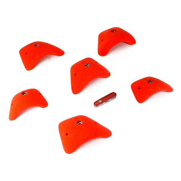 Chwyty wspinaczkowe Spartan Jugs L, 6 szt. w zestawie, ,