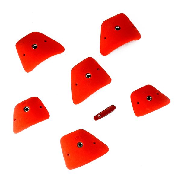 Chwyty wspinaczkowe Spartan Jugs L, 6 szt. w zestawie, ,