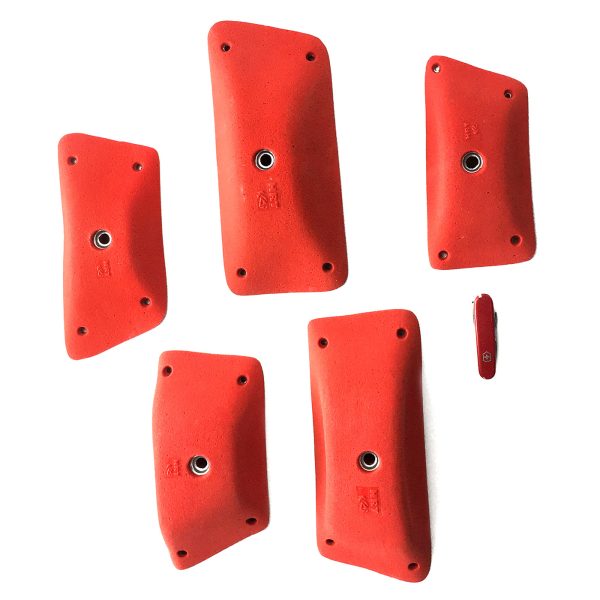 Chwyty wspinaczkowe Spartan Pinches Mega 1, 5 szt. w zestawie, ,