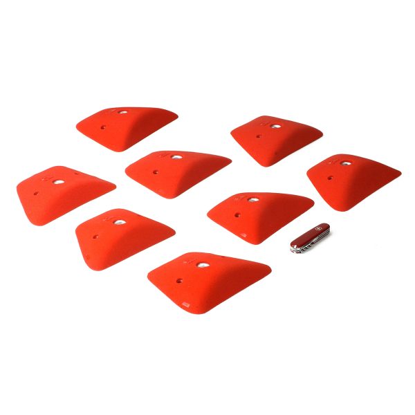 Chwyty wspinaczkowe Spartan Slopers L, 8 szt. w zestawie, ,