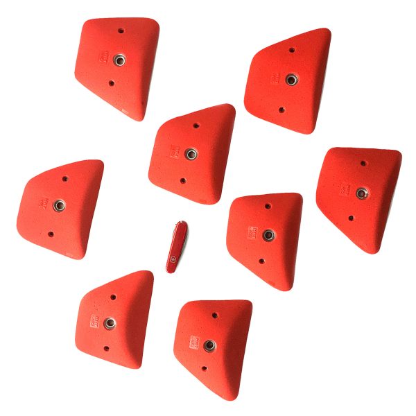 Chwyty wspinaczkowe Spartan Slopers L, 8 szt. w zestawie, ,