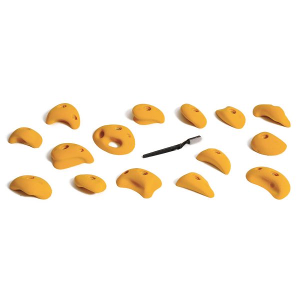 Chwyty wspinaczkowe O'blique Foot Hand 1, 15 szt. w zestawie, ,