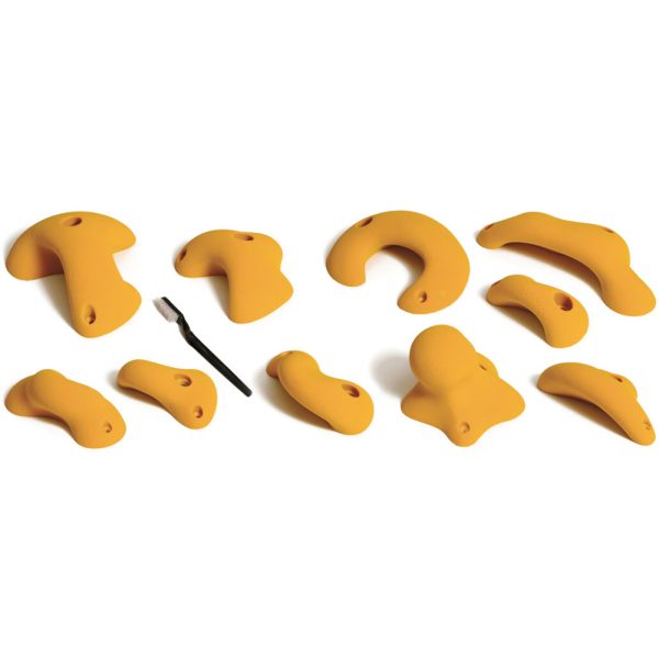 Chwyty wspinaczkowe O'blique Jugs 1, 10 szt. w zestawie, ,