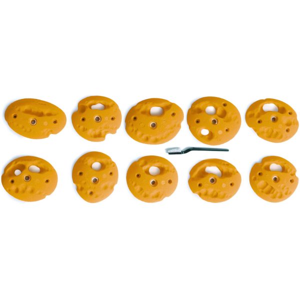 Chwyty wspinaczkowe O'olite Pockets 1, 10 szt. w zestawie, ,