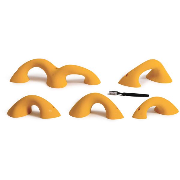 Chwyty wspinaczkowe O'pure Bridges 1, 5 szt. w zestawie, ,