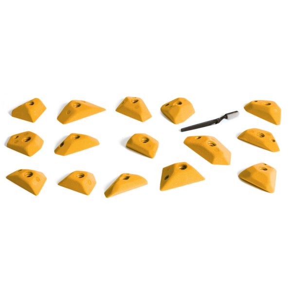 Chwyty wspinaczkowe O'pure Crimps 1, 15 szt. w zestawie, ,