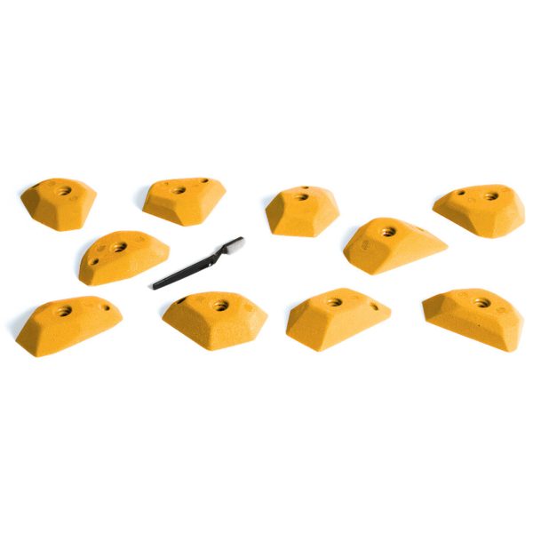 Chwyty wspinaczkowe O'pure Edges 1, 10 szt. w zestawie, ,