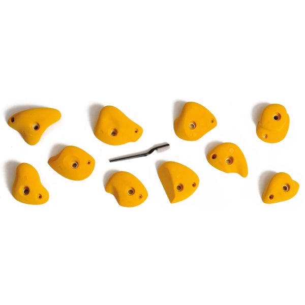 Chwyty wspinaczkowe O'pure Jugs 1, 10 szt. w zestawie, ,