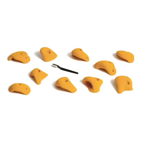 Chwyty wspinaczkowe O'pure Jugs 2, 10 szt. w zestawie, ,