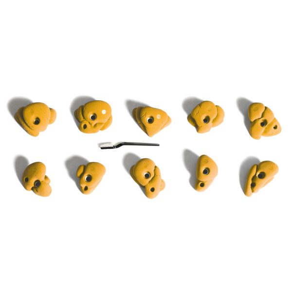 Chwyty wspinaczkowe O'rage Jugs 3, 10 szt. w zestawie, ,