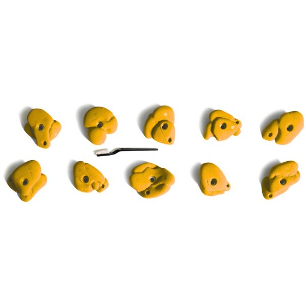 Chwyty wspinaczkowe O'rage Jugs 4, 10 szt. w zestawie, ,