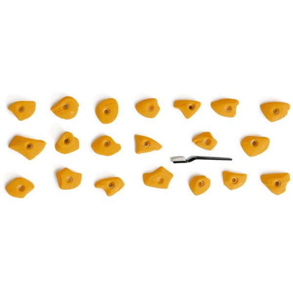 Chwyty wspinaczkowe O'rganic Crimps 1, 20 szt. w zestawie, ,