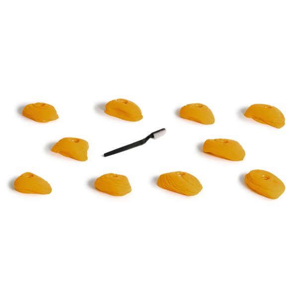 Chwyty wspinaczkowe O'rganic Crimps 2, 10 szt. w zestawie, ,