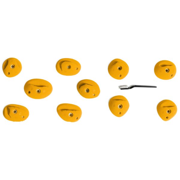 Chwyty wspinaczkowe O'rganic Crimps 3, 10 szt. w zestawie, ,