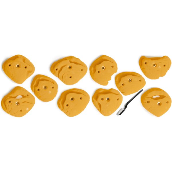 Chwyty wspinaczkowe O'rganic Crimps 4, 10 szt. w zestawie, ,