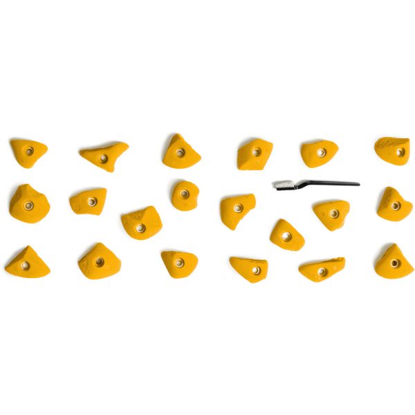 Chwyty wspinaczkowe O'rganic Foot 1, 20 szt. w zestawie, ,