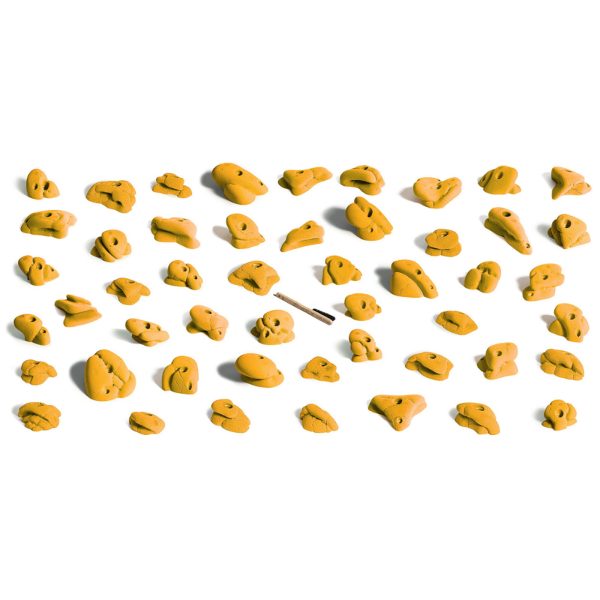 Chwyty wspinaczkowe Packs O'rage Pack 4B, 50 szt. w zestawie, ,