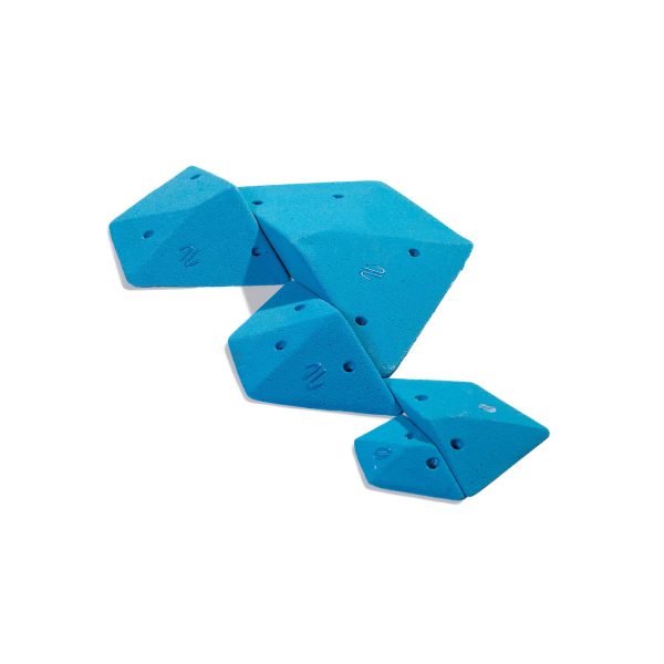 Chwyty wspinaczkowe Pro Geometrics Twins XS PU, 4 szt. w zestawie, ,