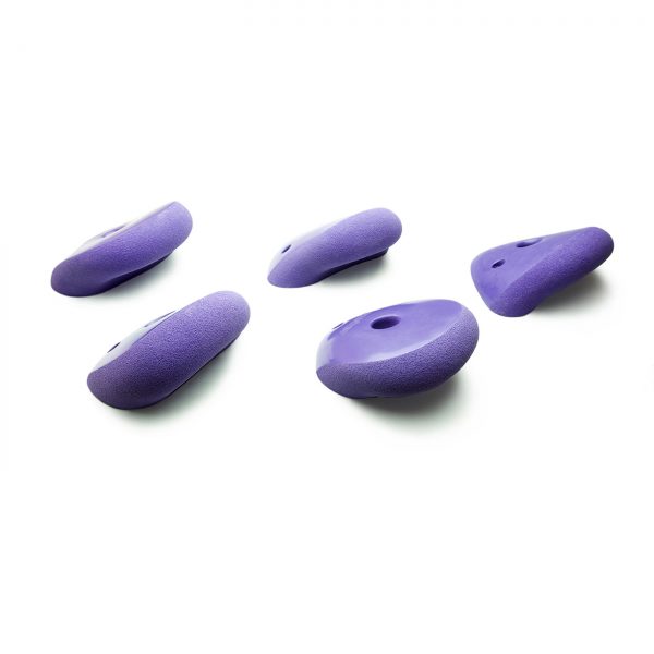 Chwyty wspinaczkowe DT Smoothies Set 4, 5 szt. w zestawie, , podwójna strefa