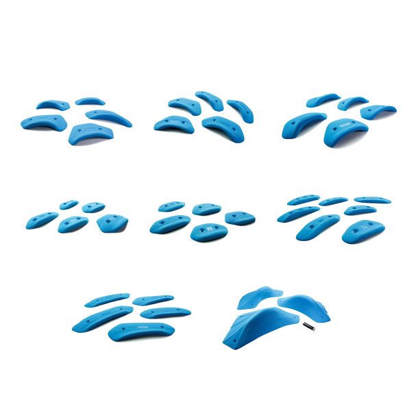 Chwyty wspinaczkowe Genesis SET, 38 szt. w zestawie, ,