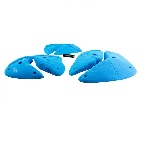 Chwyty wspinaczkowe Granite SPLITS, 6 szt. w zestawie, ,