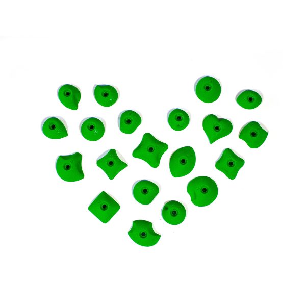 Chwyty wspinaczkowe Footholds PU 07, 20 szt. w zestawie, ,