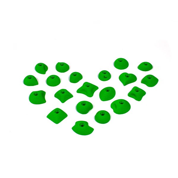 Chwyty wspinaczkowe Footholds PU 07, 20 szt. w zestawie, ,