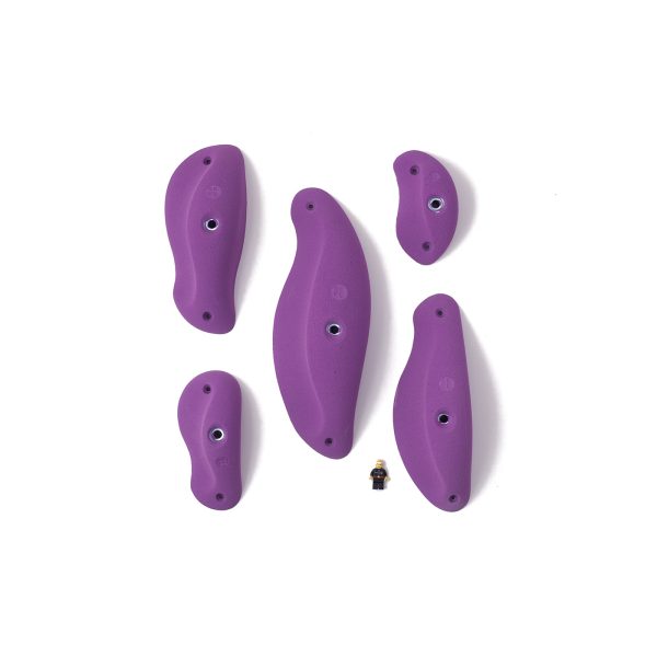 Chwyty wspinaczkowe Flat Pinches 01, 5 szt. w zestawie, ,