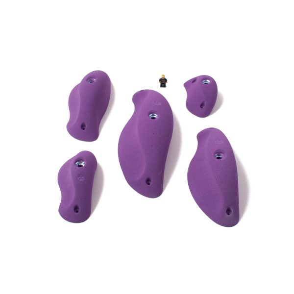 Chwyty wspinaczkowe Flat Pinches 01, 5 szt. w zestawie, ,