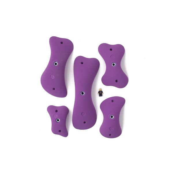 Chwyty wspinaczkowe Flat Pinches 03, 5 szt. w zestawie, ,