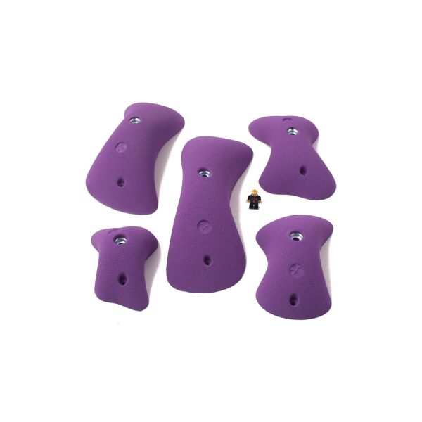 Chwyty wspinaczkowe Flat Pinches 03, 5 szt. w zestawie, ,