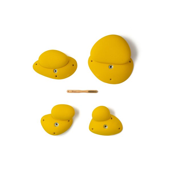 Chwyty wspinaczkowe Bulb 05, 4 szt. w zestawie, ,