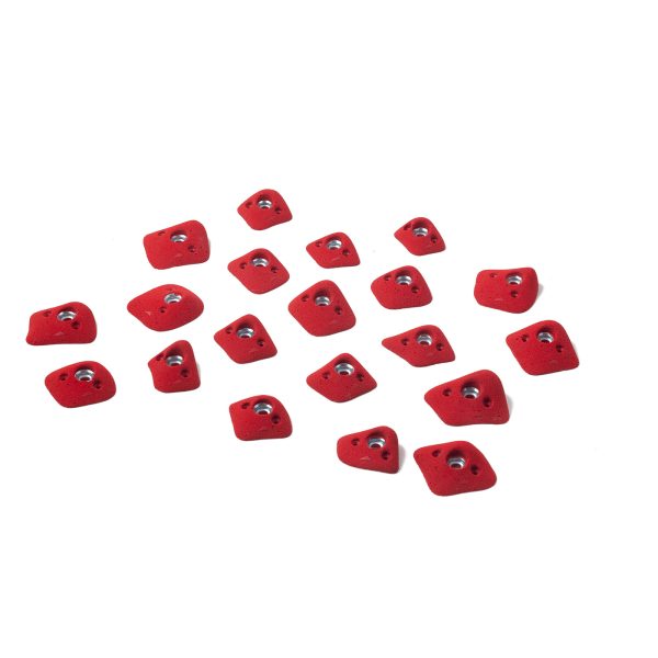 Chwyty wspinaczkowe Manta 12, 20 szt. w zestawie, ,